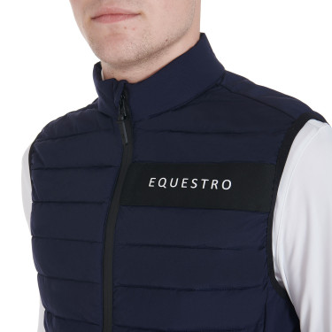 Herrenweste aus winddichtem technischem Gewebe Equestro Herrenweste aus winddichtem technischem Gewebe Equestro