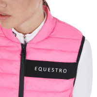 Damen-Windjacke aus technischem Gewebe Equestro Fuchsie Damen-Windjacke aus technischem Gewebe Equestro Fuchsie