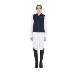 Damen-Windjacke aus technischem Gewebe Equestro Marine Marineblau