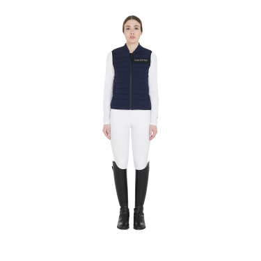 Damen-Windjacke aus technischem Gewebe Equestro Marine Marineblau