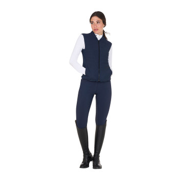 Taillierte Weste aus technischem Gewebe Damen Equestro Marineblazer Marineblau Taillierte Weste aus technischem Gewebe Damen Equestro Marineblazer Marineblau