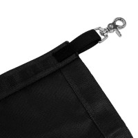 Boxentür mit Silikonlogo Equestro Schwarz / schwarz