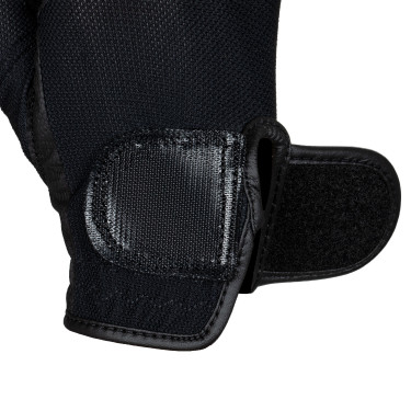 Unisex-Handschuhe aus technischem Gewebe und Mesh Equestro Schwarz Unisex-Handschuhe aus technischem Gewebe und Mesh Equestro Schwarz