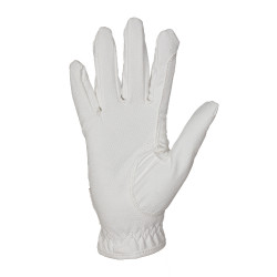 Unisex-Handschuhe aus weichem synthetischem Leder mit Klettverschluss Equestro Unisex-Handschuhe aus weichem synthetischem Leder mit Klettverschluss Equestro