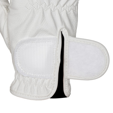 Unisex-Handschuhe aus weichem synthetischem Leder mit Klettverschluss Equestro Unisex-Handschuhe aus weichem synthetischem Leder mit Klettverschluss Equestro