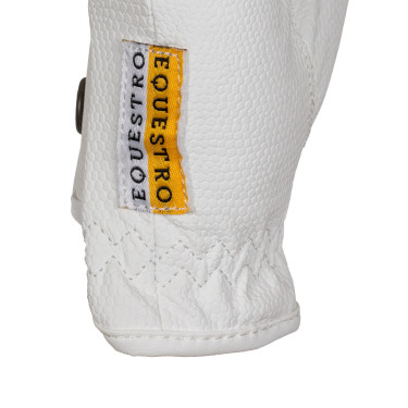 Unisex-Handschuhe aus weichem synthetischem Leder mit Klettverschluss Equestro Unisex-Handschuhe aus weichem synthetischem Leder mit Klettverschluss Equestro