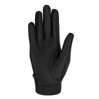 Kinderhandschuhe Sunny aus technischem Gewebe Equestro Schwarz Kinderhandschuhe Sunny aus technischem Gewebe Equestro Schwarz
