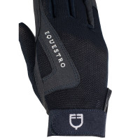 Kinderhandschuhe Sunny aus technischem Gewebe Equestro Marine Marineblau