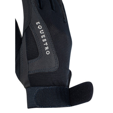 Kinderhandschuhe Sunny aus technischem Gewebe Equestro Marine Marineblau