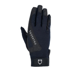 Handschuhe aus technischem Gewebe Sunny Equestro Marine Marineblau
