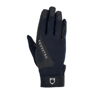 Handschuhe aus technischem Gewebe Sunny Equestro Marine Marineblau