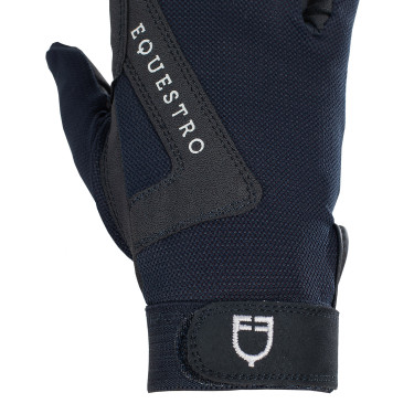 Handschuhe aus technischem Gewebe Sunny Equestro Marine Marineblau