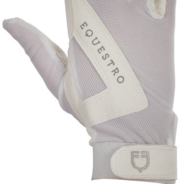 Handschuhe aus technischem Gewebe Sunny Equestro Weiß Wei&amp;amp;amp;amp;amp;amp;szlig;
