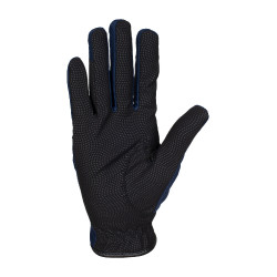 Handschuhe aus technischem Gewebe mit mehrfarbigem Equestro-Logo Marine / Weiß Blau