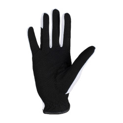 Handschuhe aus technischem Gewebe mit mehrfarbigem Equestro-Logo Weiß / Schwarz Weiß Handschuhe aus technischem Gewebe mit mehrfarbigem Equestro-Logo Weiß / Schwarz Weiß