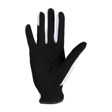 Handschuhe aus technischem Gewebe mit mehrfarbigem Equestro-Logo Weiß / Schwarz Weiß Handschuhe aus technischem Gewebe mit mehrfarbigem Equestro-Logo Weiß / Schwarz Weiß