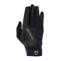 Handschuhe aus technischem Gewebe mit Fleece-Futter Equestro Marine Marineblau