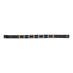 Stirnband aus Leder mit geometrischem Muster Polo H Equestro