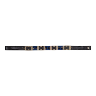 Stirnband aus Leder mit geometrischem Muster Polo H Equestro