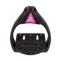 Flexia Steigbügel Acavallo Schwarz / Fuchsia