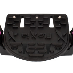 Flexia Steigbügel Acavallo Schwarz / Fuchsia