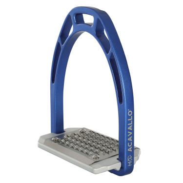 Steigbügel aus Aluminium Arco Evolution Alupro Acavallo Blau