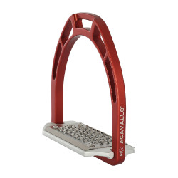 Steigbügel aus Aluminium Arco Evolution Alupro Acavallo Rot