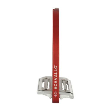 Steigbügel aus Aluminium Arco Evolution Alupro Acavallo Rot