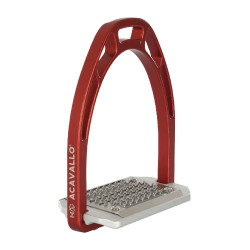 Steigbügel aus Aluminium Arco Evolution Alupro Acavallo Rot
