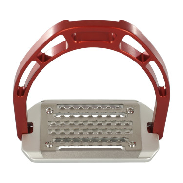 Steigbügel aus Aluminium Arco Evolution Alupro Acavallo Rot