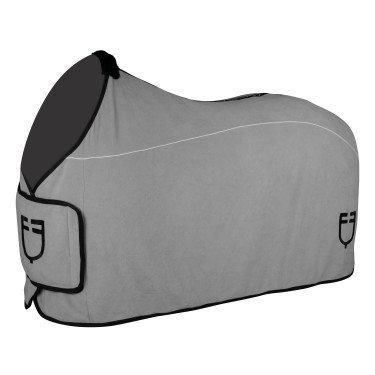 Polardecke mit Frontverschluss und Klappe GP Equestro Grau