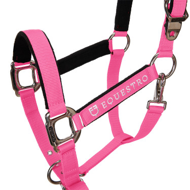 Halfter und Führstrick Equestro Fuchsie Rosa