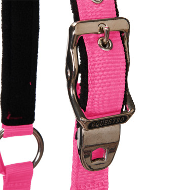 Halfter und Führstrick Equestro Fuchsie Rosa