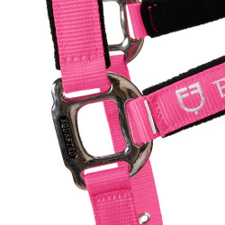Halfter und Führstrick Equestro Fuchsie Rosa