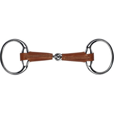 Olivenkopfgebiss Feeling mit Leder ummantelt Olivenkopfgebiss Feeling mit Leder ummantelt