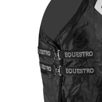 Boxabdeckung aus Waffelstoff Equestro Schwarz Boxabdeckung aus Waffelstoff Equestro Schwarz