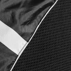 Boxabdeckung aus Waffelstoff Equestro Schwarz