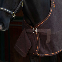 Boxdecke aus Fleece 800g Acavallo Braun / Orange