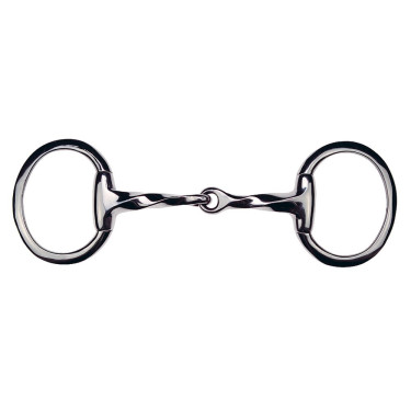 Olivenkopfgebiss Feeling gedreht mit flachen Ringen Olivenkopfgebiss Feeling gedreht mit flachen Ringen