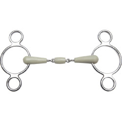 Verstellbares Gebiss Feeling 3-Ringe Flexi doppelt gebrochen