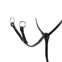 Brustblatt aus Leder Roxane Equestro Schwarz Brustblatt aus Leder Roxane Equestro Schwarz