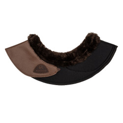 Glocken aus umweltfreundlichem Leder mit synthetischem Schaffell und Klettverschluss Acavallo Dunkelbraun Glocken aus umweltfreundlichem Leder mit synthetischem Schaffell und Klettverschluss Acavallo Dunkelbraun