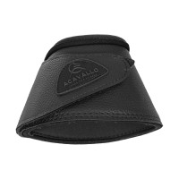 Cloches en cuir écologique avec fermeture velcro Acavallo Noir Cloches en cuir écologique avec fermeture velcro Acavallo Noir