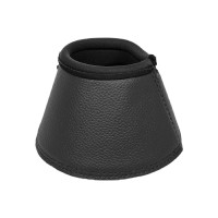 Cloches en cuir écologique avec fermeture velcro Acavallo Noir Cloches en cuir écologique avec fermeture velcro Acavallo Noir