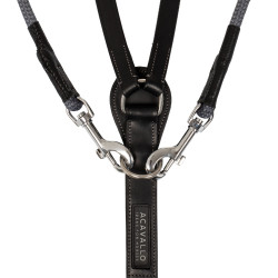 Kinnriemen aus italienischem Kalbsleder und Nylon Acavallo Kinnriemen aus italienischem Kalbsleder und Nylon Acavallo