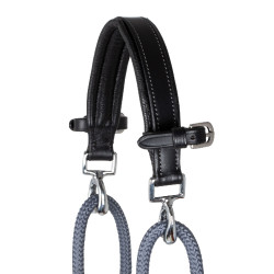 Kinnriemen aus italienischem Kalbsleder und Nylon Acavallo Kinnriemen aus italienischem Kalbsleder und Nylon Acavallo
