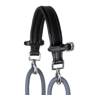Kinnriemen aus italienischem Kalbsleder und Nylon Acavallo Kinnriemen aus italienischem Kalbsleder und Nylon Acavallo