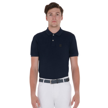 Elastischer Gürtel mit Kreuzmuster Equestro Grau