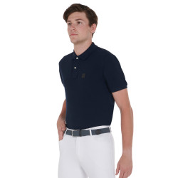 Elastischer Gürtel mit Kreuzmuster Equestro Grau