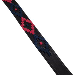 Englischer Gürtel mit Südwest-Dekoration Equestro Schwarz